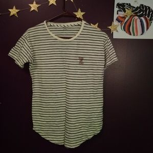 Madewell whisper cotton striped tee XS